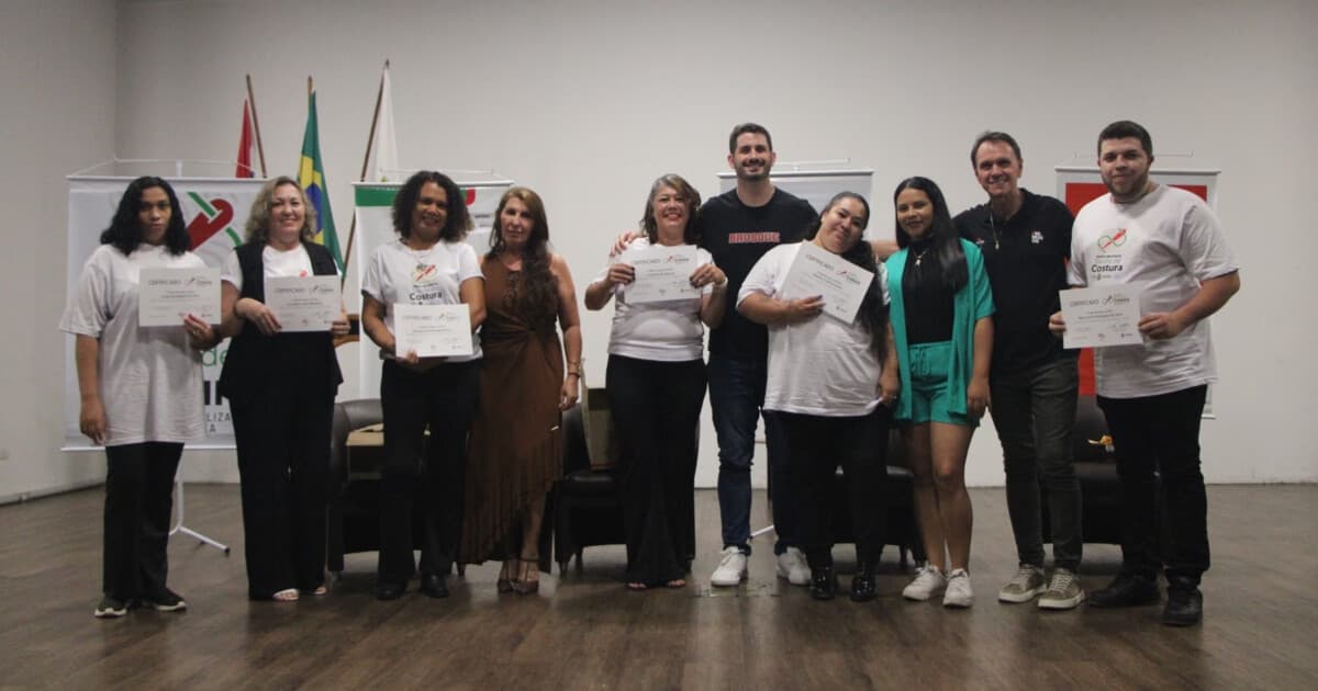 Projeto Escola de Costura forma mais 62 profissionais em Brusque - O Município