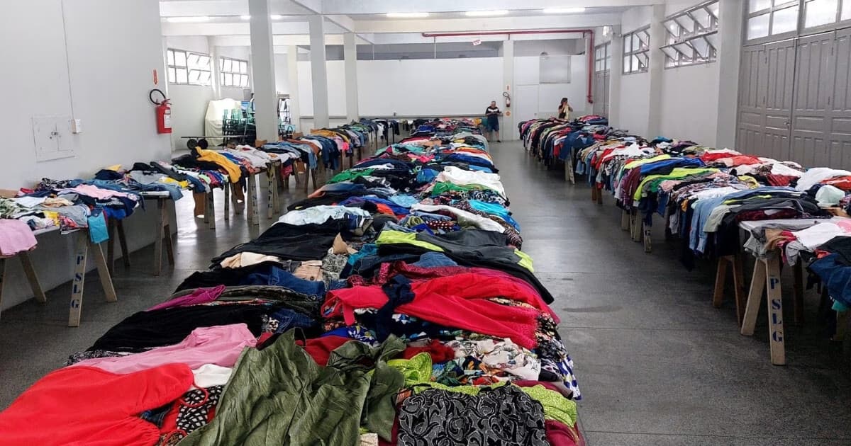 Bazar com peças a partir de R$ 5 da Paróquia São Luís Gonzaga acontece nesta semana - O Município