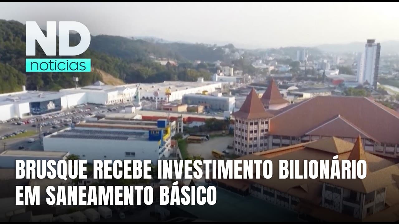 Brusque projeta 95% de esgoto tratado até 2033 com novo investimento