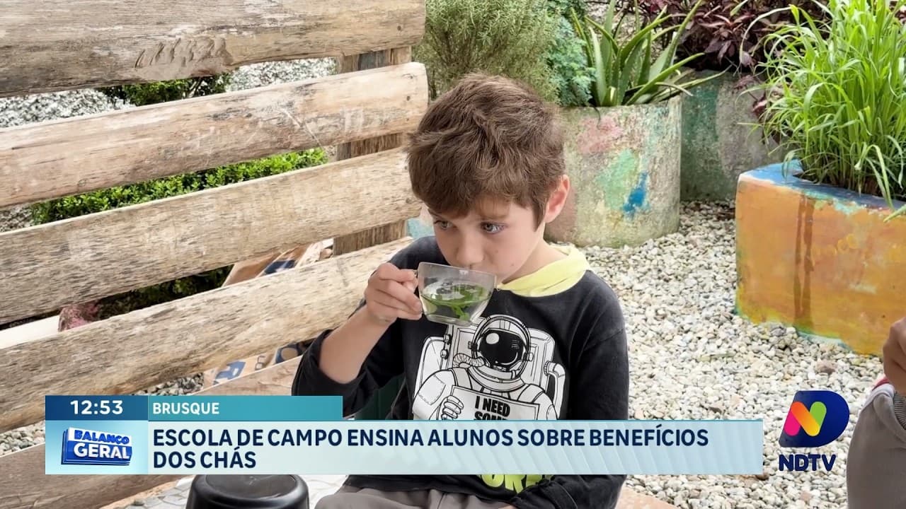 Escola em Brusque Promove Imersão em Chás Naturais e Saberes Tradicionais