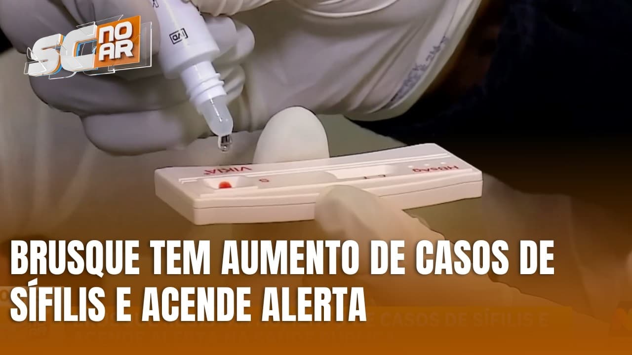Brusque registra aumento de casos de sífilis e acende alerta