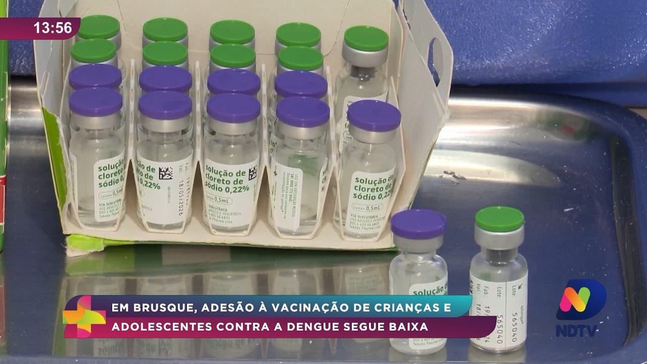 Vacinação contra dengue em Brusque tem baixa adesão