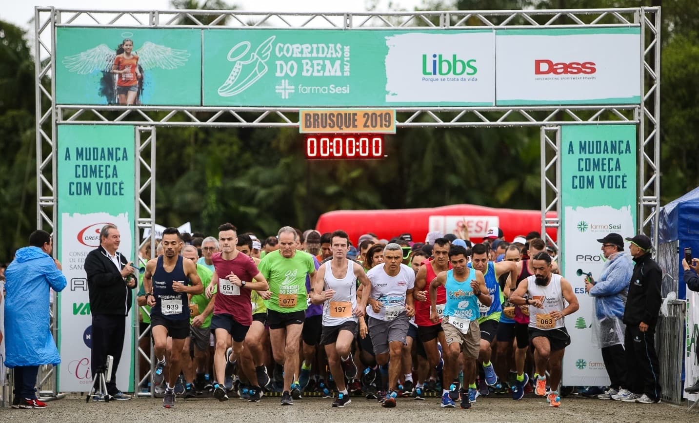 DA Hora: Corrida do Bem do SESI Brusque no dia 16 de maio; inscrições