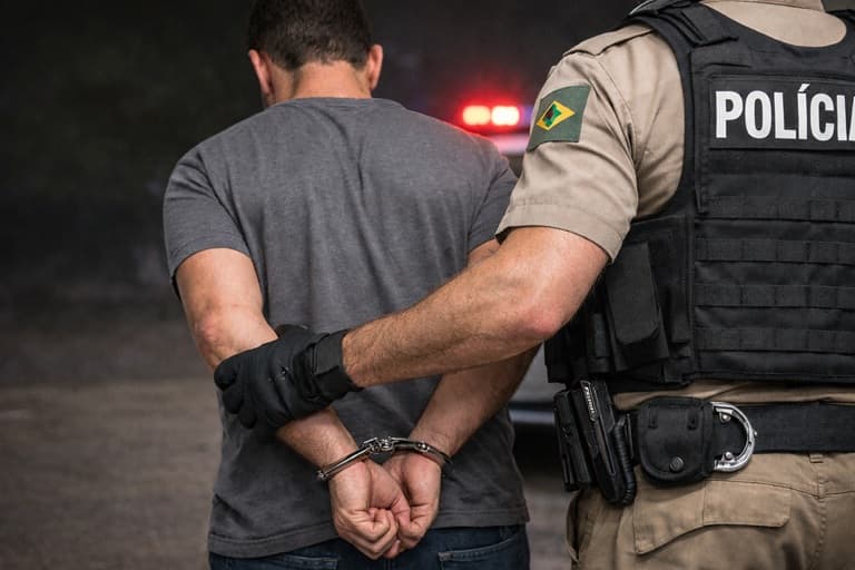 Homem é detido por descumprir medida protetiva e ameaçar familiar em Brusque